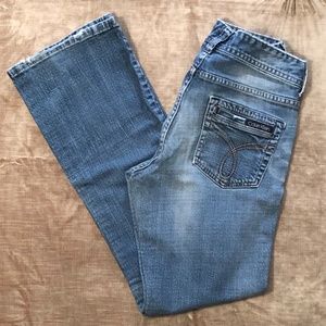 Vintage Calvin Klein High Rise Distressed Jeans